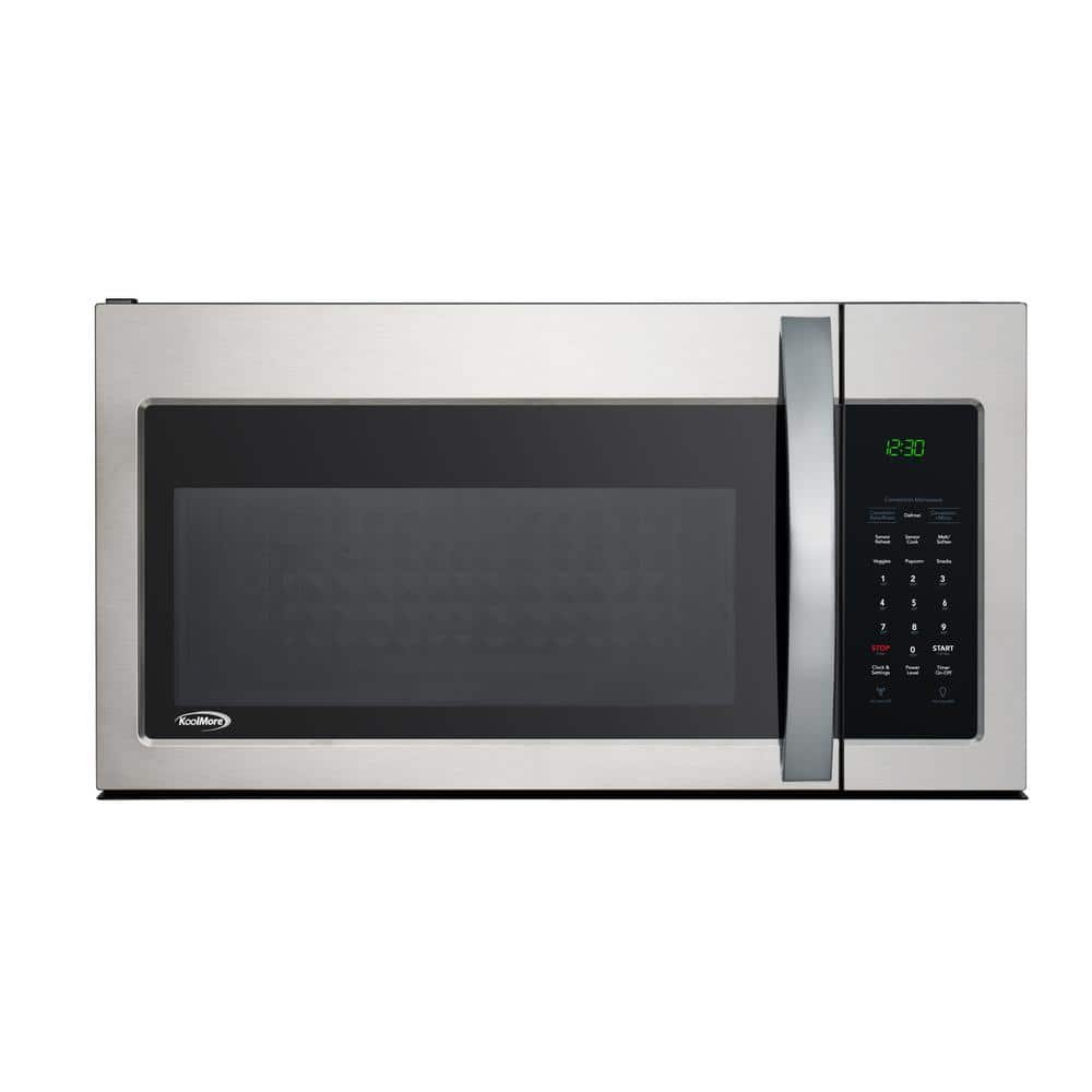 30 in. 1.5 cu. ft. Over-the-Range Convection Microwave Oven with 900 Watts and 300 CFM in Stainess-Steel