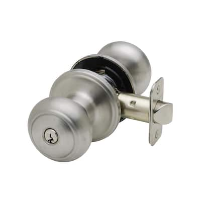 Copper Creek Colonial Satin Stainless Dummy Door Knob CK2090SS