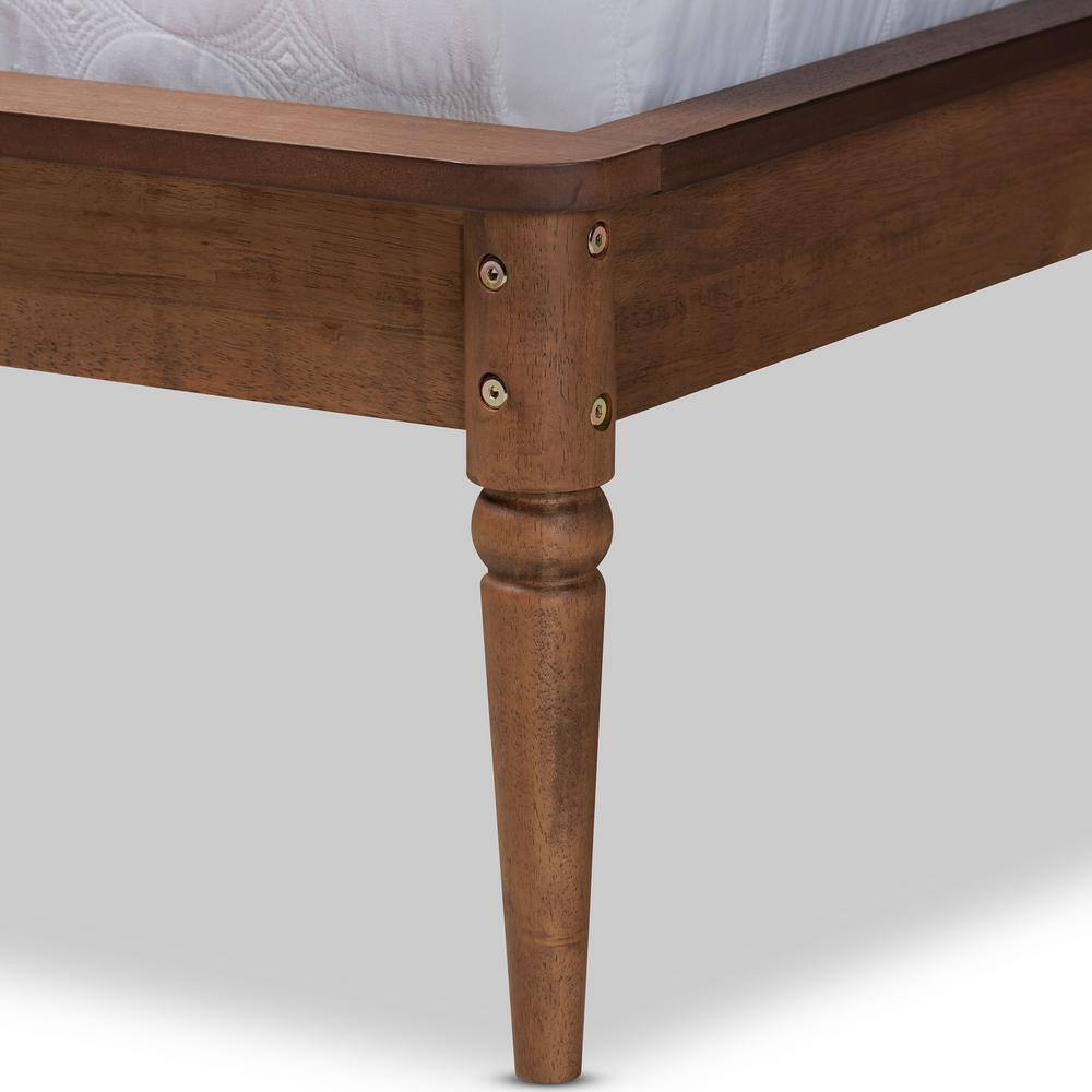 Regis Light Grey Queen Platform Bed with Tufted Headboard