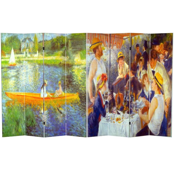 Oriental Furniture 6 ft. Printed 4-Panel Room Divider