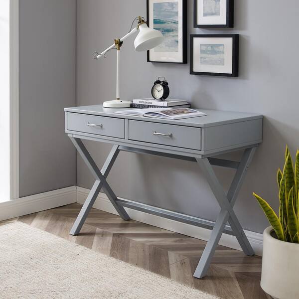 Gray campaign desk discount