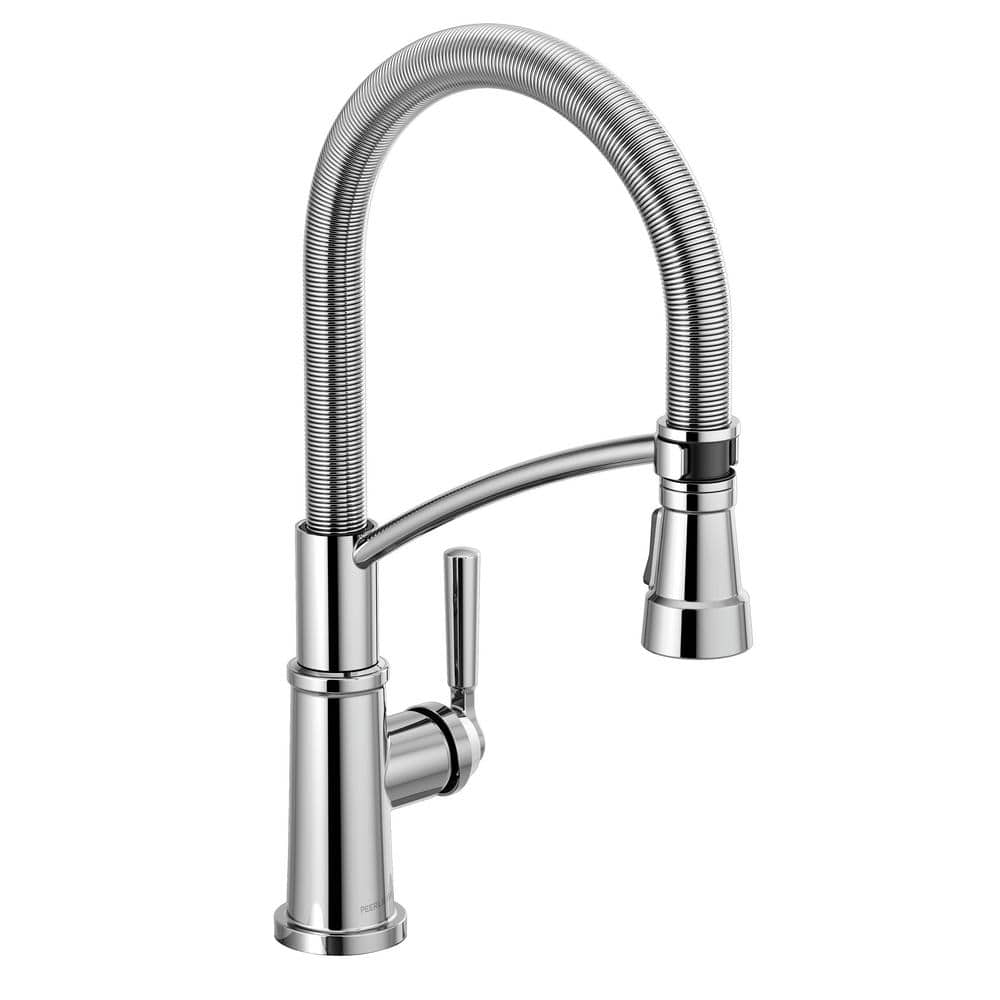 Peerless Westchester Single Handle Pull Down Sprayer Kitchen Faucet   Chrome Peerless Pull Down Kitchen Faucets P7924lf 64 1000 