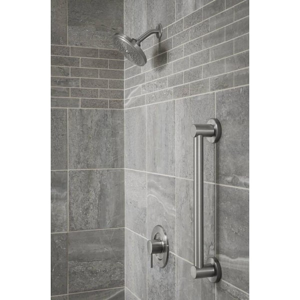 Align 18 in. Grab Bar in Brushed Nickel