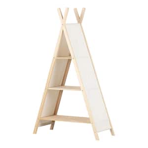 Sweedi Natural Cotton and Pine Teepee Shelving Unit