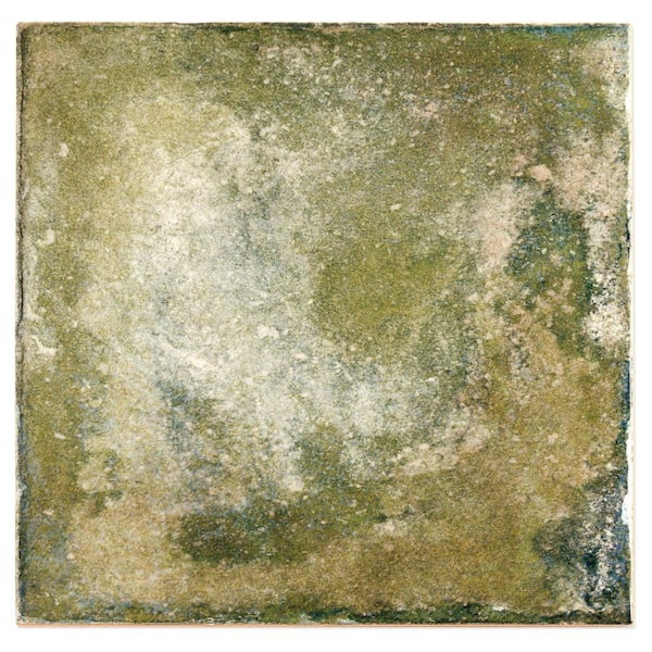 Ivy Hill Tile Angela Harris Green 8 in. x 8 in. Polished Ceramic Wall Tile (25 pieces / 10.76 sq. ft. / box)