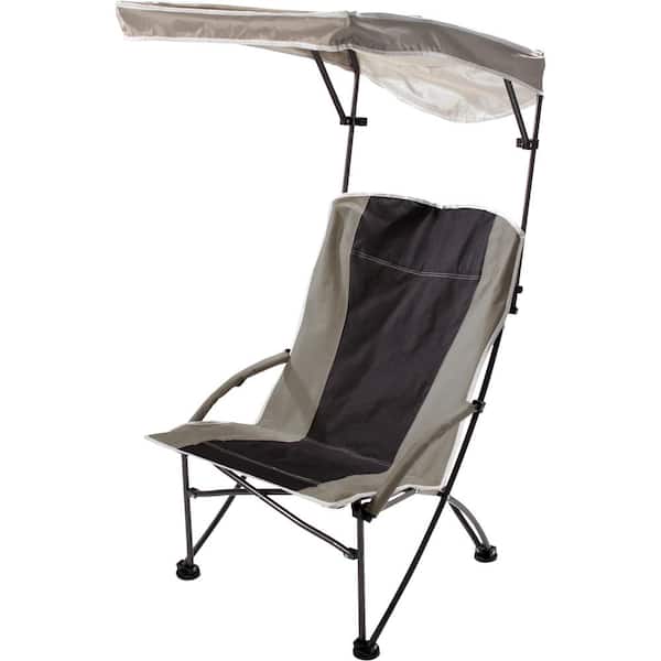 Quik Shade Pro-Comfort Black/Tan Polyester and Nylon High Armchair