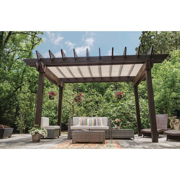 6 ft. x 50 ft. Almond Sun Shade Fabric