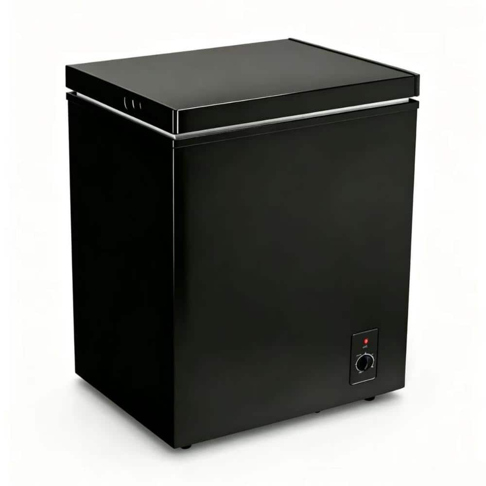 Stbine Black 5.0 Cu Ft Ultra Quiet Deep Freezer, Fast Freeze Low Power ...