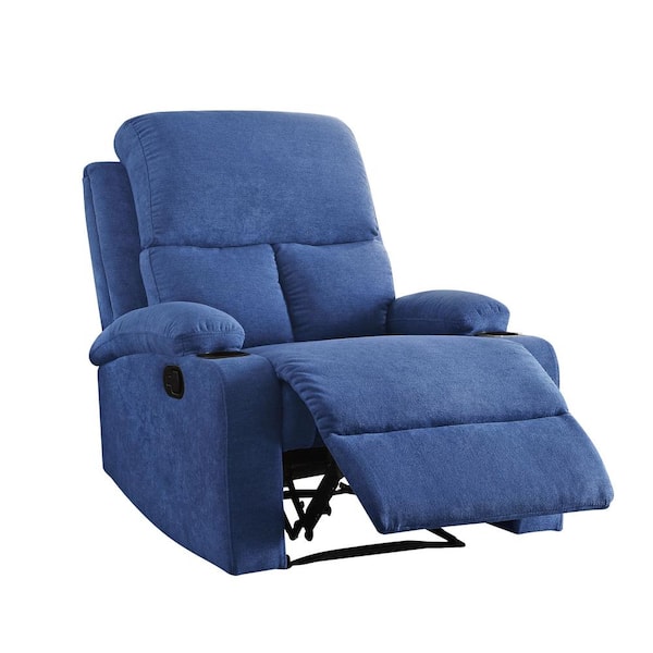 Acme Furniture Rosia Blue Recliner