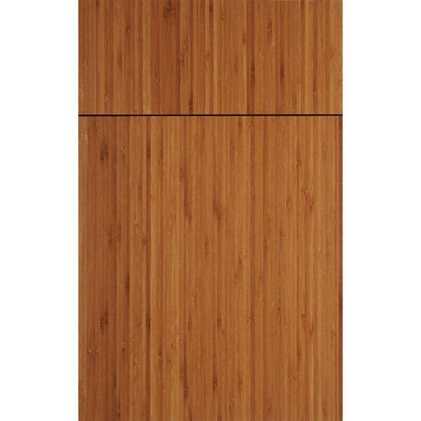 InnerMost 14x12 in. St. Lucia Cabinet Door Sample in Bamboo Natural