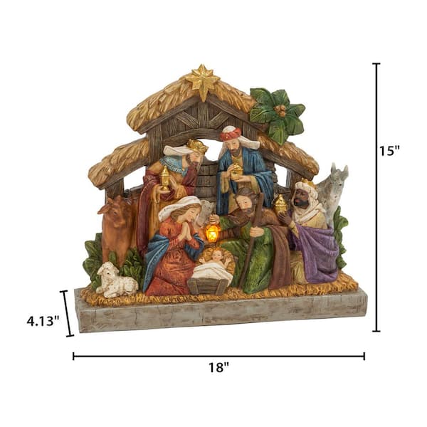 nativity scene stable