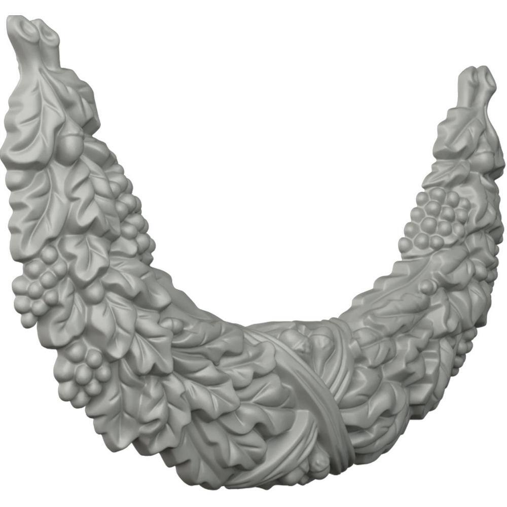 Primed White Polyurethane Crown Applique Onlay