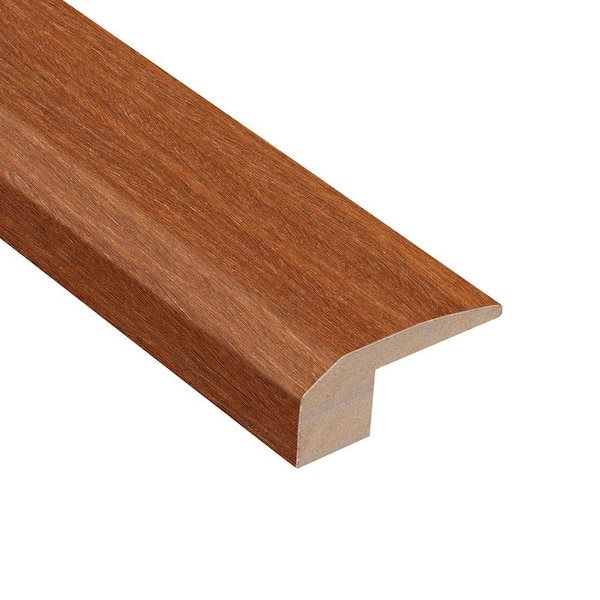 HOMELEGEND Matte Light Cumaru 3/8 in. Thick x 2-1/8 in. Wide x 78 in. Length Carpet Reducer Molding