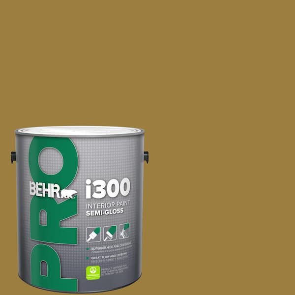 BEHR PRO 1 gal. #S-H-380 Burnished Bronze Semi-Gloss Interior Paint