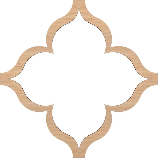 Large May Fretwork 3/8 in. x 6 ft. x 6 ft. Brown Wood Decorative Wall Paneling 1-Pack