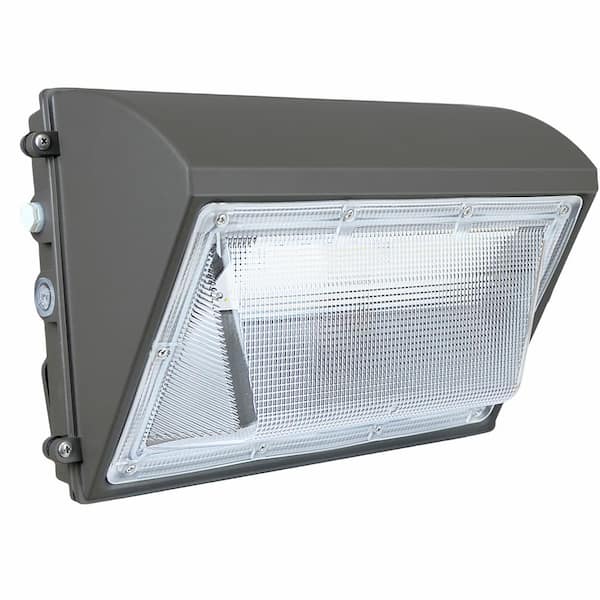 Honbei 1000- Watt Equivalent Integrated LED Bronze Dusk to Dawn Wall Pack Light, 5000K Outdoor LED Security Light 18000 lumens