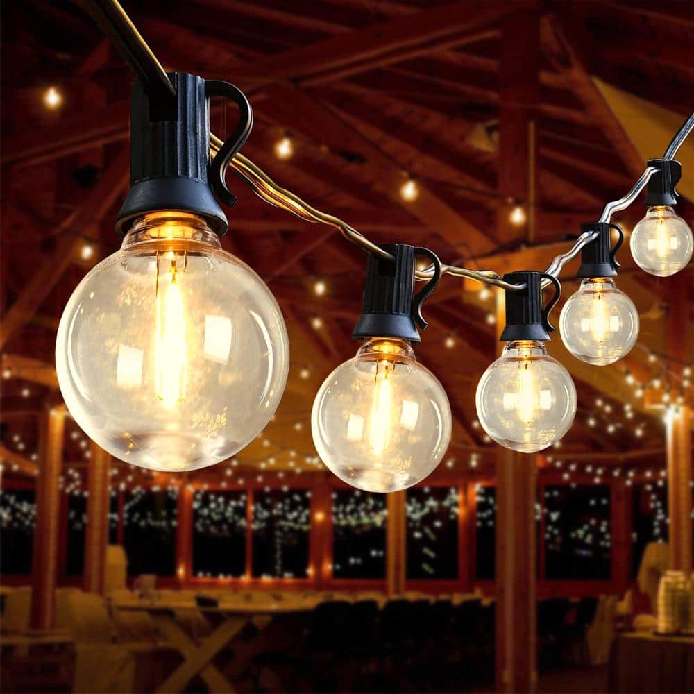 50 Light 100 ft. Outdoor Plug-in Integrated LED Globe String-Light, Waterproof, 120V, 2700K, Parallel Circuit price history on PriceWatchPro