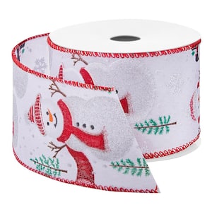 Northlight 2.5 in. x 16 yds. Red Cardinals and Blue Bird Wired Craft Ribbon  33531404 - The Home Depot