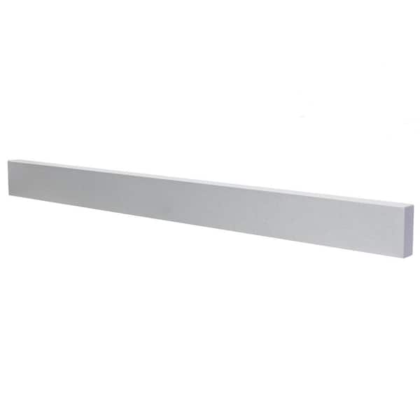 Eden Bath 37 in. x 3 in. Terrazzo Vanity Backsplash in Light Gray