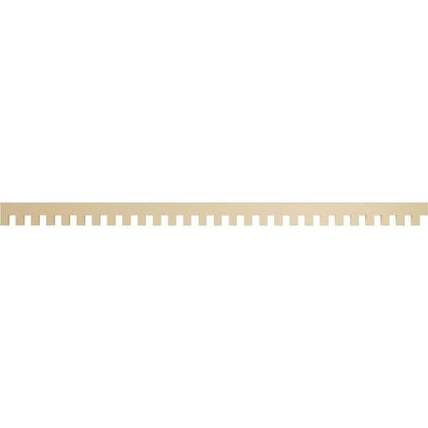 1 in. D x 5 in. W x 93.375 in. L Primed Polyurethane Panel Moulding
