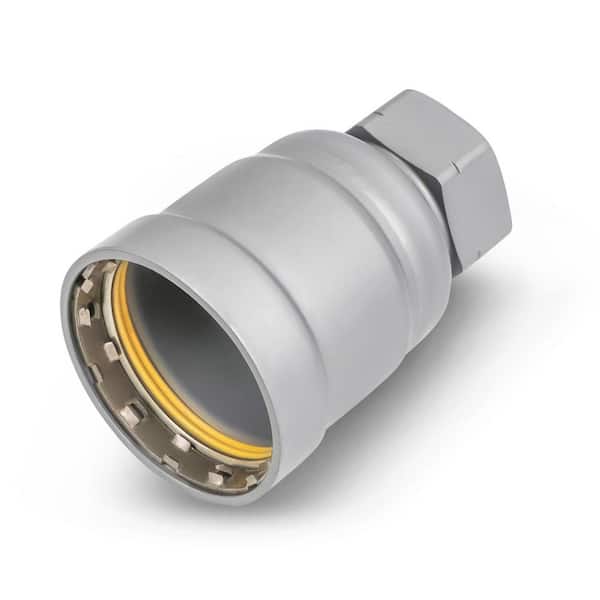 1-1/4" x 1" Carbon Steel Press Adapter Fitting P x FPT, EPDM Sealed, Green Dot-for General Plumbing Use
