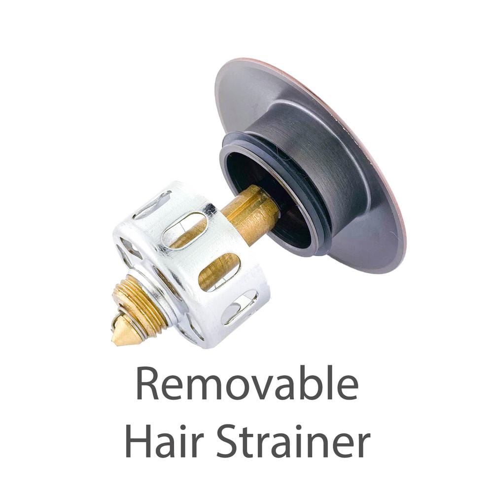 Oil Rubbed Bronze Pop-Up Drain with Overflow