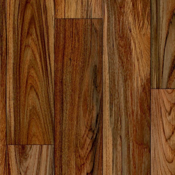TrafficMaster Exotic Wood Plank 13.2 ft. Wide x Your Choice Length Vinyl Sheet