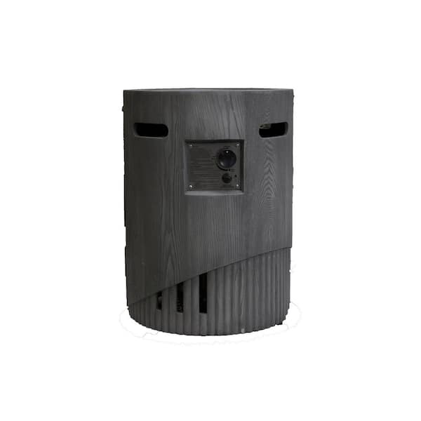 maocao hoom 26 in. x 20 in. 32000 BTU, CSA Certification Round Outdoor Gas Fire Pit, Contain 2.5kg Lava Stone And Rainproof Cover