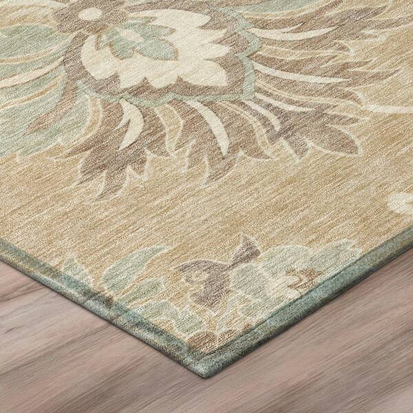 Chantille Machine Washable Indoor/Outdoor Abstract ACN3133 Dune 2 ft. x 7 ft. Runner Rug
