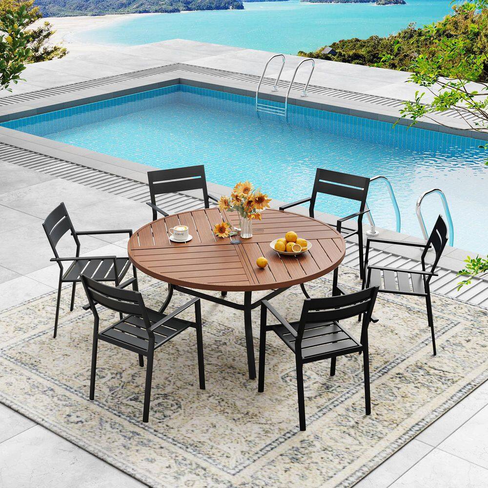 thumbnail interactive-video image 1 of Sunlit Round Bar Stool Covers Set Of 2 - 12" Diameter Cushioned Seat Covers Brown 1 of 2