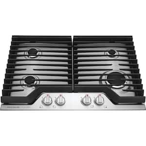 Gallery 30 in. Gas Cooktop in Stainless Steel with 4-Burners