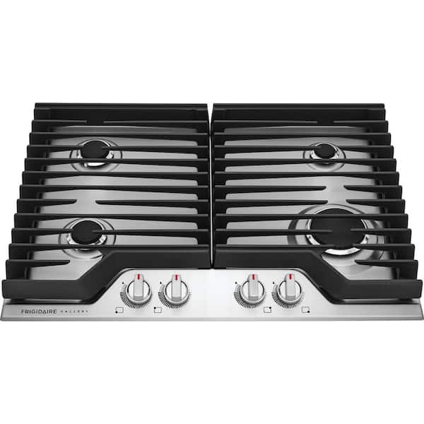Frigidaire Gallery 30 in. Gas Cooktop in Stainless Steel with 4-Burners