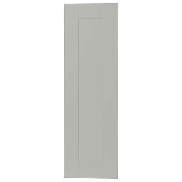 Hampton Bay Shaker 11 in. W x 29.37 in. H Wall Cabinet Decorative End Panel in Dove Gray