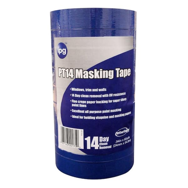 Intertape Polymer Group PT14 Pro Mask Blue 1 in. x 60 yds. Masking Tape (9-Pack)