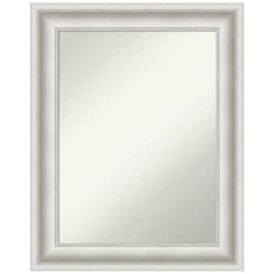 Parlor White 23.5 in. H x 29.5 in. W Framed Non-Beveled Bathroom Vanity Mirror