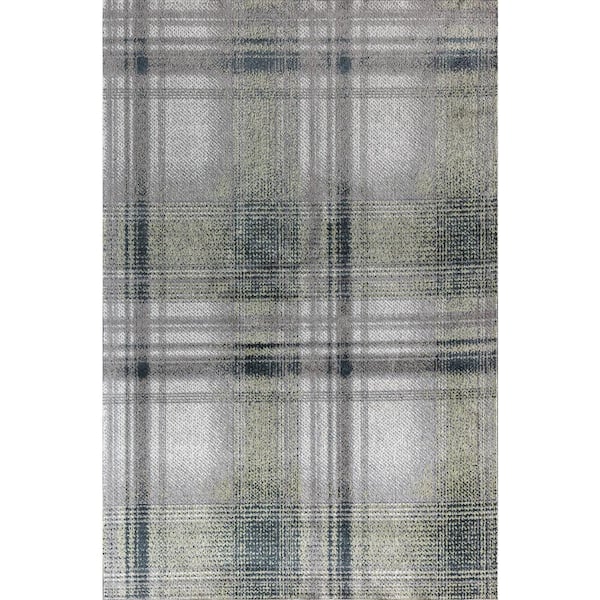 Jada Mountain Rapids Gray 2 ft. X 8 ft. Area Rug