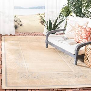  SAFAVIEH Courtyard Collection Area Rug - 8' x 11', Aqua & Grey,  Non-Shedding & Easy Care, Indoor/Outdoor & Washable-Ideal for Patio,  Backyard, Mudroom (CY8521-37121) : Home & Kitchen