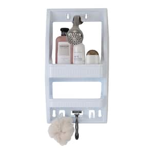 Multi Hanging Option Shower Caddy in White