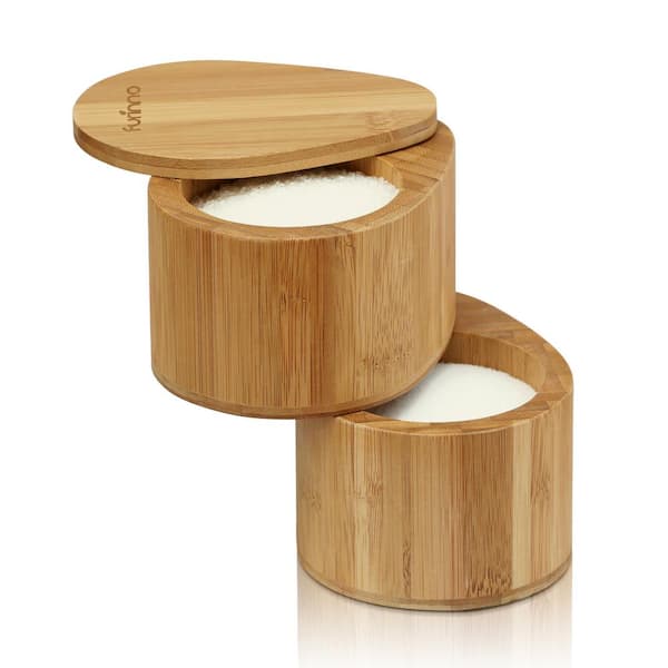 Furinno DaPur 2-Tier Natural Bamboo Spice Can