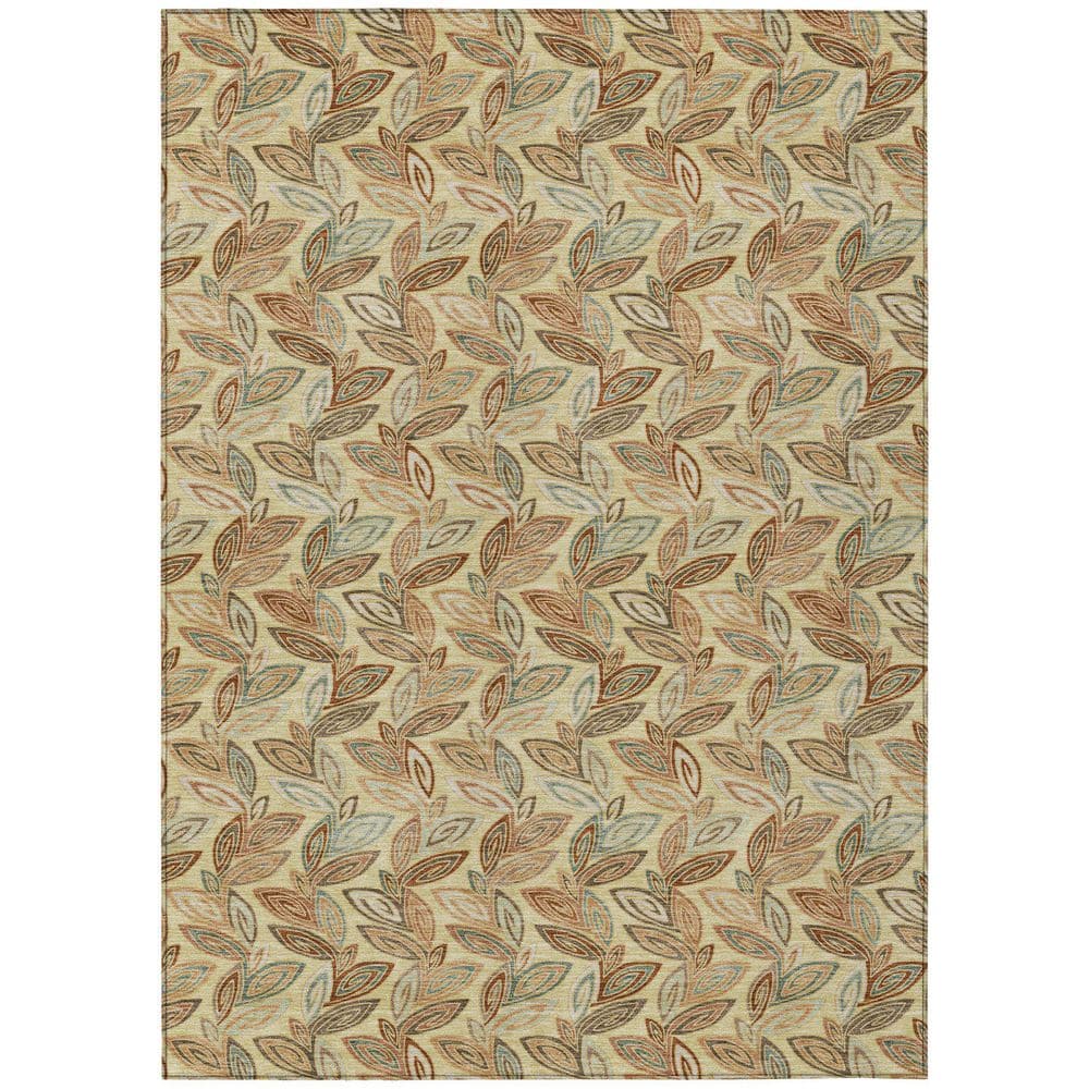 Chantille Machine Washable Indoor/Outdoor Abstract ACN2557 Wheat 3 ft. x 4 ft. Area Rug price history on PriceWatchPro