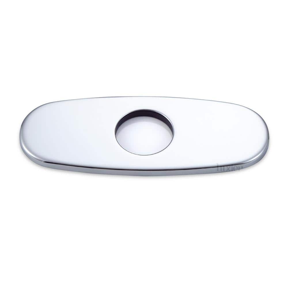 Chrome Brass Bathroom Sink Faucet Hole Cover Deck Plate