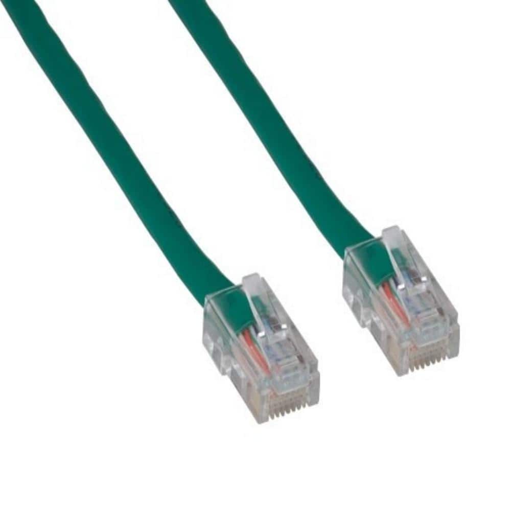 SANOXY 5 ft. Cat5e 350 MHz UTP Assembled Ethernet Network Patch Cable in  Green SNX-CBL-LDR-C5102-4005 - The Home Depot