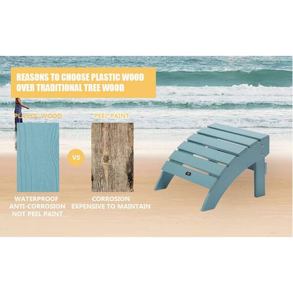 Plastic adirondack online footstool