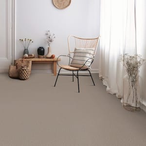 Clareview - Eastglen - Gray 12 ft. Wide x Cut to Length 46 oz. SD Polyester Texture Carpet