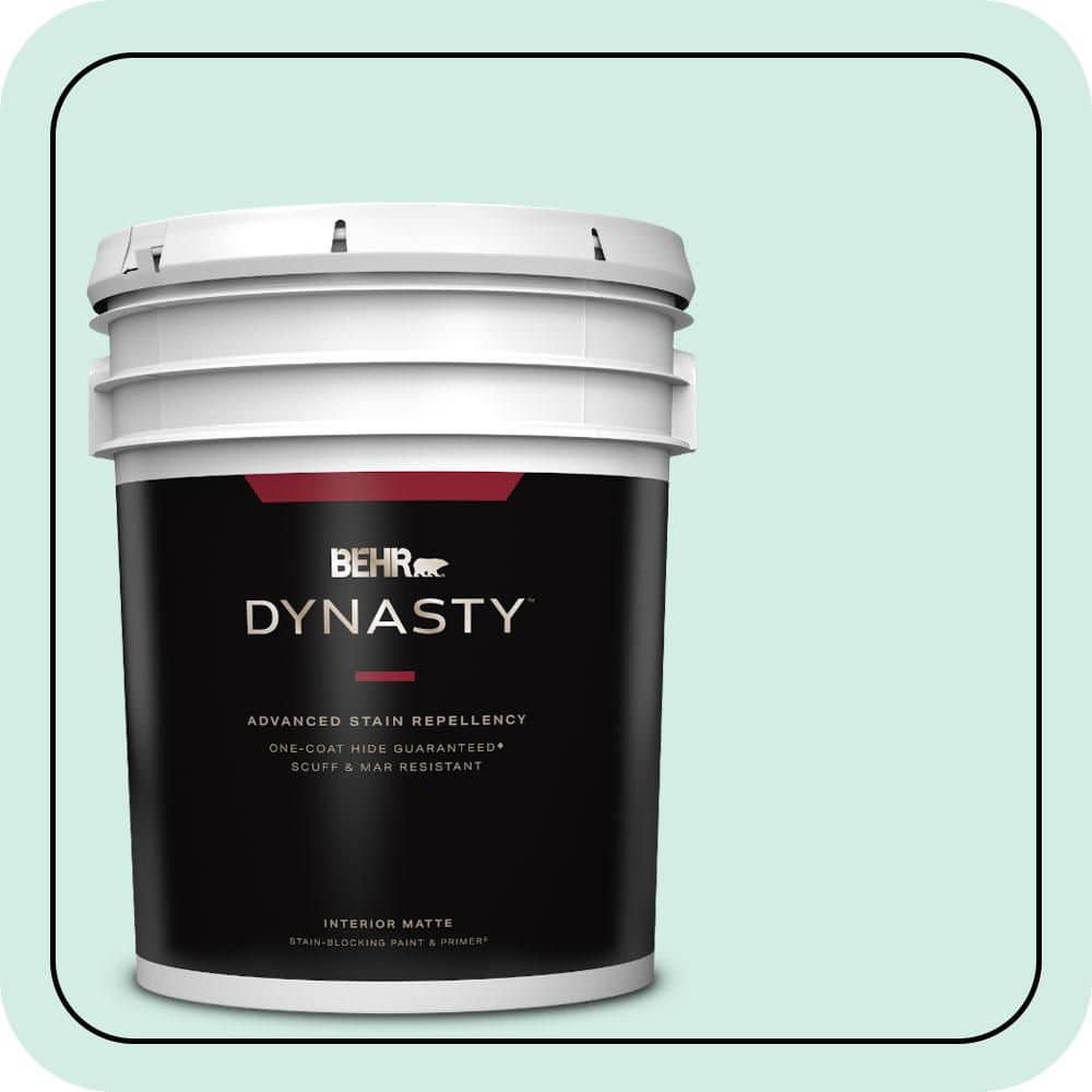 5 gal. #490C-2 Adriatic Mist Matte Interior Stain-Blocking Paint & Primer price history on PriceWatchPro