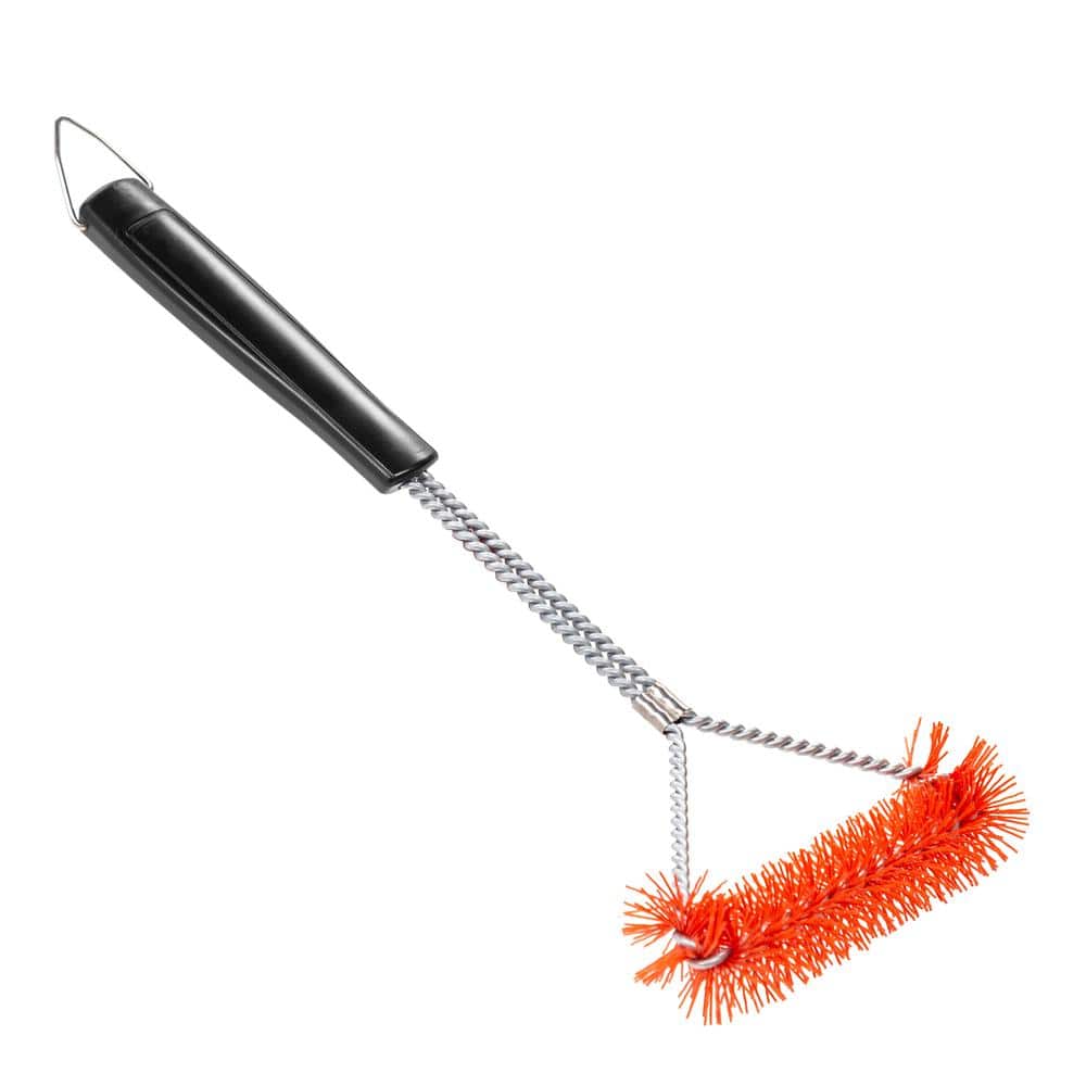 3 In 1 Bbq Cleaner Grill Brush And Scraper 17in Safety Bristle-free Grill  Brush