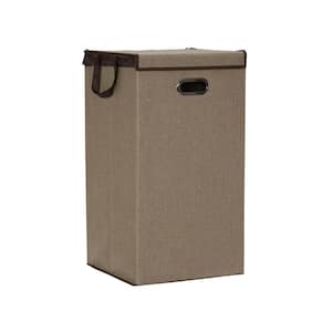 Sand Collapsible Laundry Hamper with Lid
