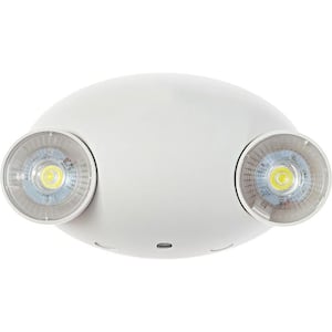 PE2EU Collection 1-Watt White Integrated LED Emergency Light