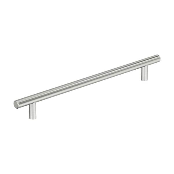 Amerock Bar Pulls Hollow 8-13/16 in. Modern Stainless Steel Bar Cabinet Pull