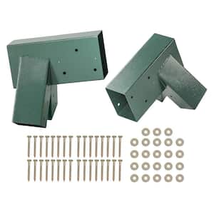 (Set of 2) Machrus Swingan AFrame Bracket Green Powder Coating Bolts Included
